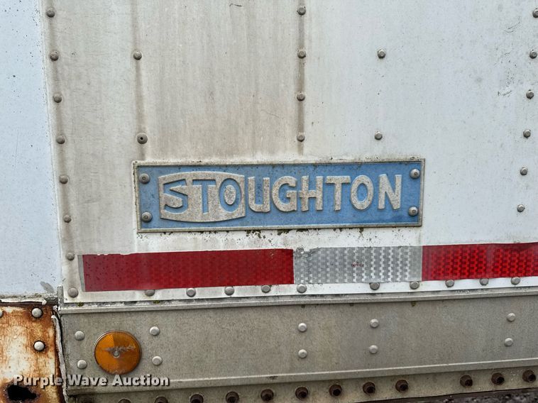 image for item EM2221 1989 Stoughton AVVW-485T-S-C dry van trailer