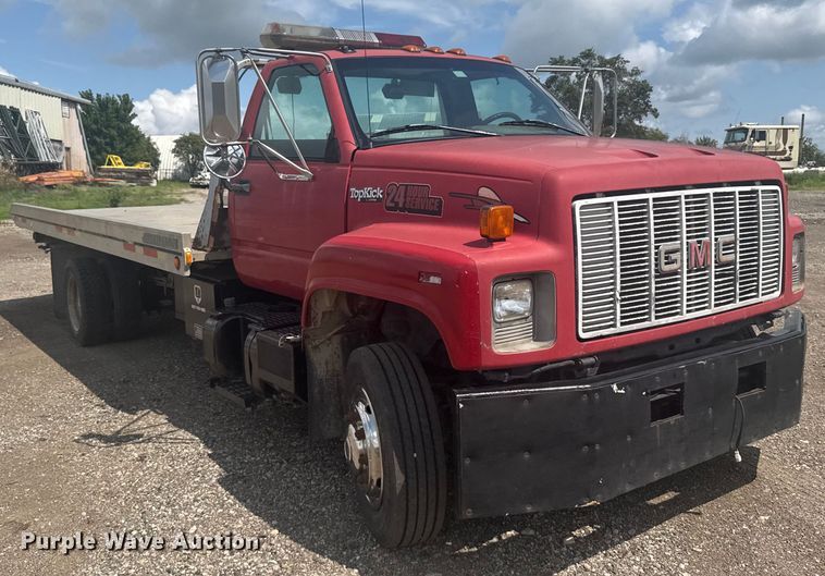 image for item ER2224 1996 GMC TopKick rollback truck