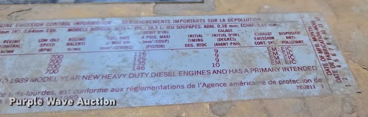 image for item EU3551 1989 Kenworth T40 semi truck