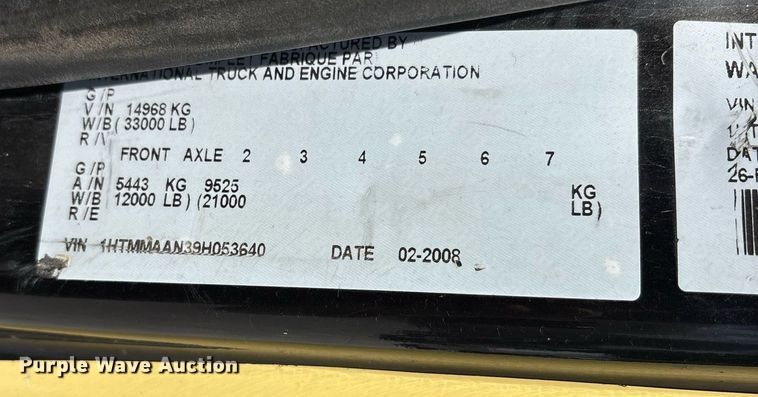 image for item ND9770 2009 International 4300 SBA hydro jetter truck