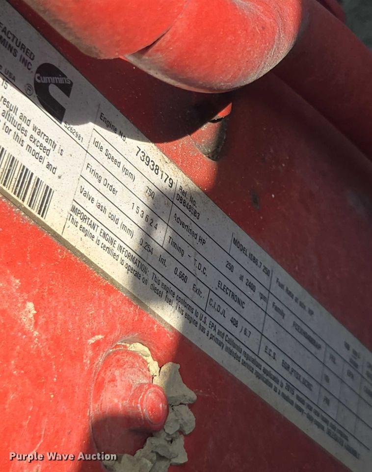 image for item YA0658 2017 International 4300 box truck