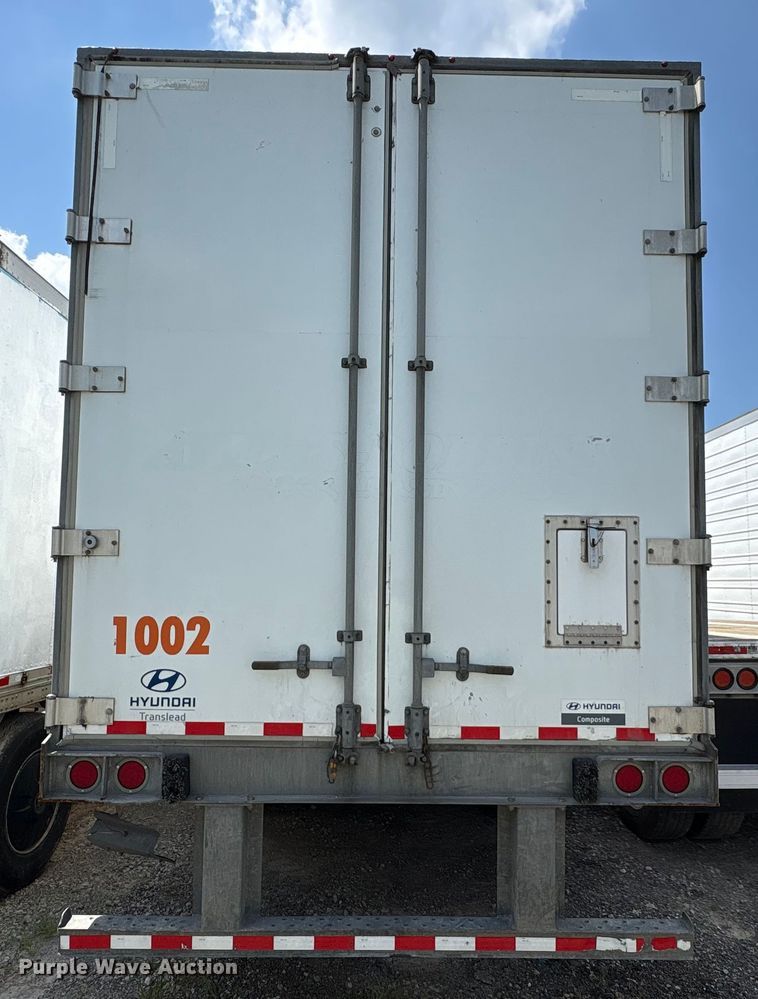 image for item YA0727 2017 Hyundai Translead VC2530152-AJS dry van trailer