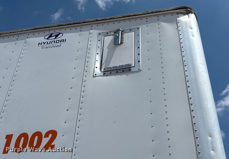 image for item YA0727 2017 Hyundai Translead VC2530152-AJS dry van trailer