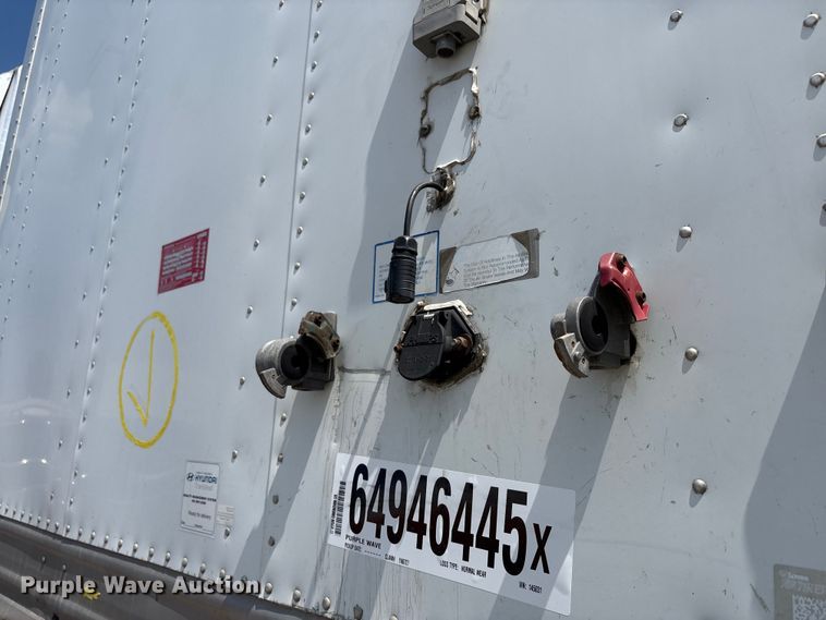 image for item YA0727 2017 Hyundai Translead VC2530152-AJS dry van trailer