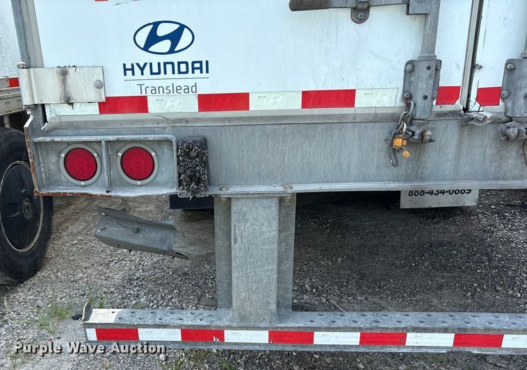 image for item YA0727 2017 Hyundai Translead VC2530152-AJS dry van trailer