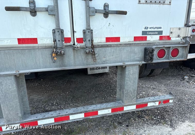 image for item YA0727 2017 Hyundai Translead VC2530152-AJS dry van trailer