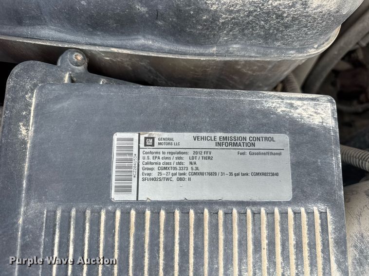 image for item DI9031 2012 Chevrolet Silverado 1500 Ext. Cab pickup truck