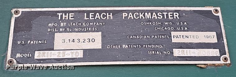 image for item DR3955 1986 International S1900 refuse truck