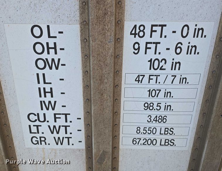 image for item DR3971 1994 Hyundai HDM-48WH-A8100R1 shipping container