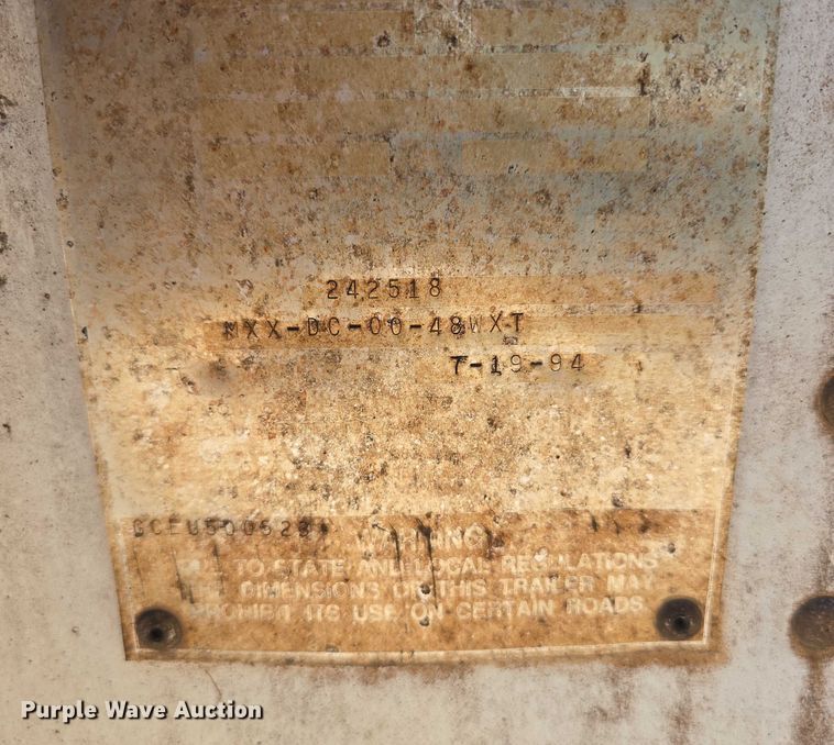 image for item DR3972 1994 Monon MXX-DC-00-48WXT shipping container