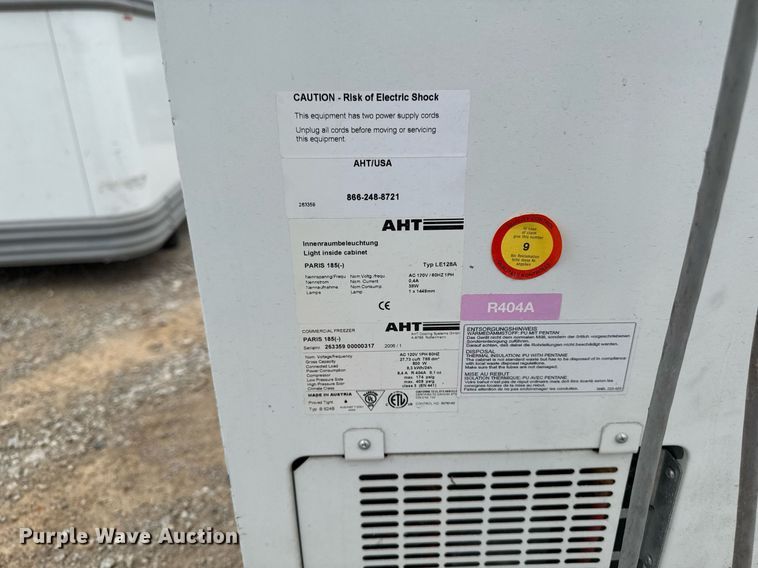 image for item DV2693 (2) AHT LE128 A comercial freezers