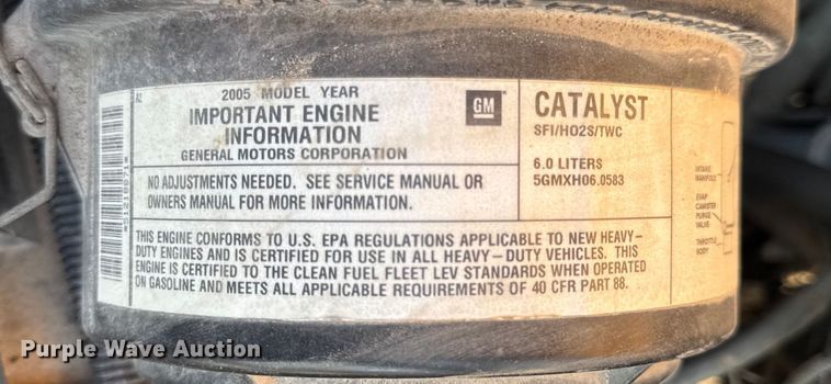 image for item DW3444 2005 Chevrolet Express G3500 school bus