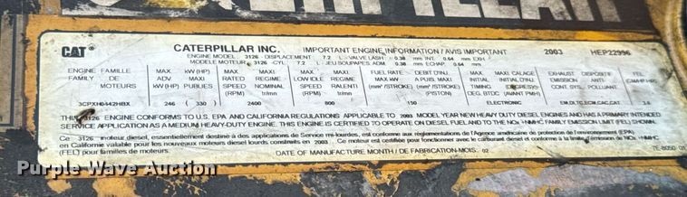 image for item DW3445 2004 Thomas Built school bus