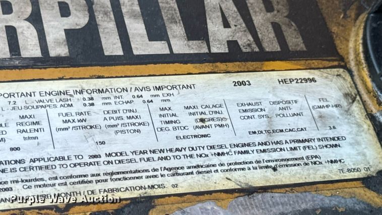 image for item DW3445 2004 Thomas Built school bus