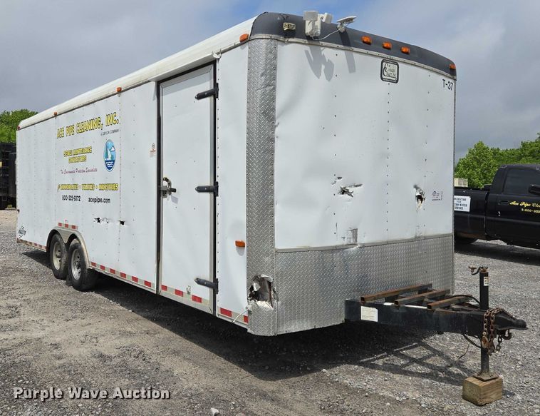 image for item DW7014 2015 Cargo Craft enclosed cargo trailer