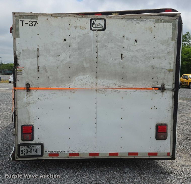 image for item DW7014 2015 Cargo Craft enclosed cargo trailer