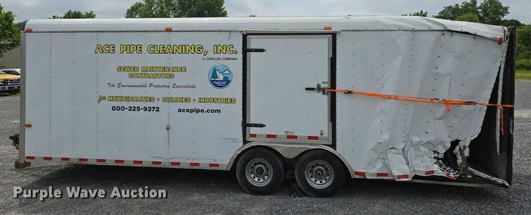 image for item DW7014 2015 Cargo Craft enclosed cargo trailer