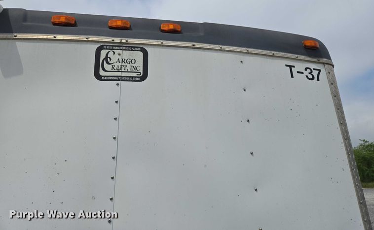 image for item DW7014 2015 Cargo Craft enclosed cargo trailer