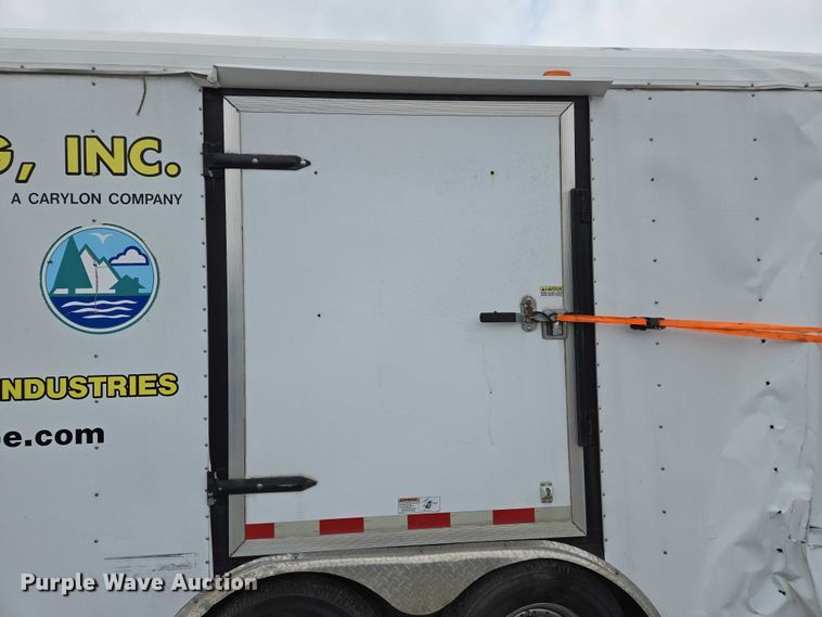 image for item DW7014 2015 Cargo Craft enclosed cargo trailer