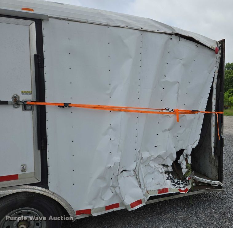 image for item DW7014 2015 Cargo Craft enclosed cargo trailer