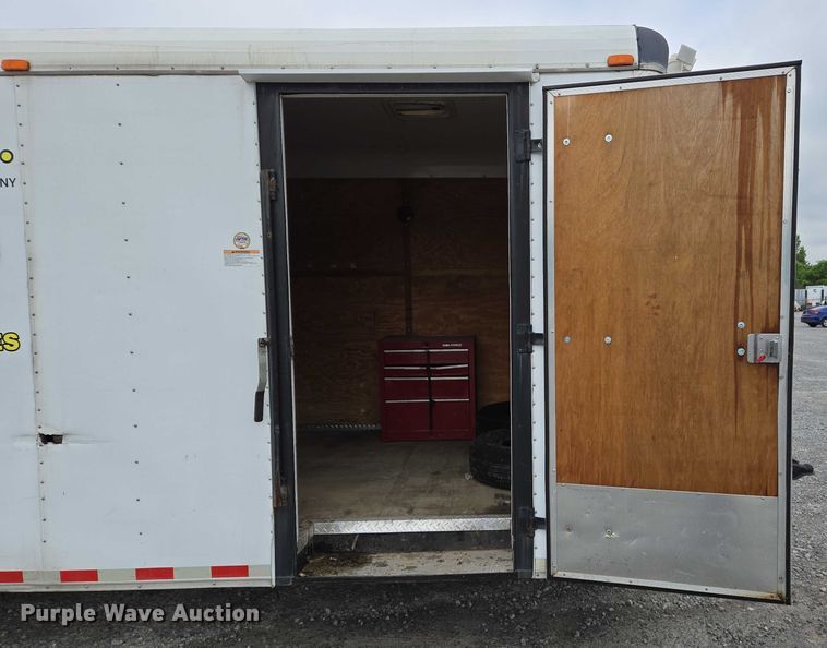 image for item DW7014 2015 Cargo Craft enclosed cargo trailer