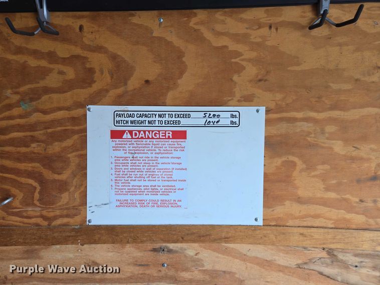 image for item DW7014 2015 Cargo Craft enclosed cargo trailer