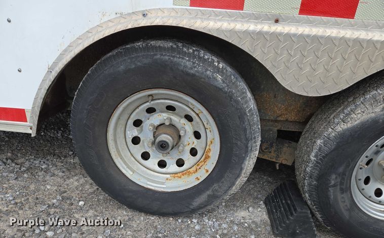 image for item DW7014 2015 Cargo Craft enclosed cargo trailer