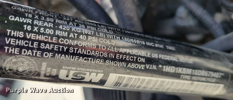 image for item DX7142 2013 Harley Davidson Street Glide motorcycle