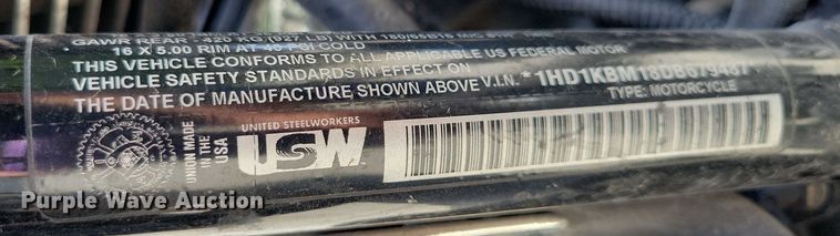 image for item DX7142 2013 Harley Davidson Street Glide motorcycle