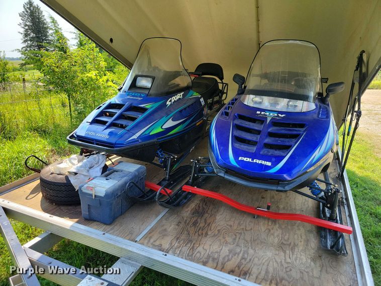 image for item DX7236 (2) Polaris snowmobiles