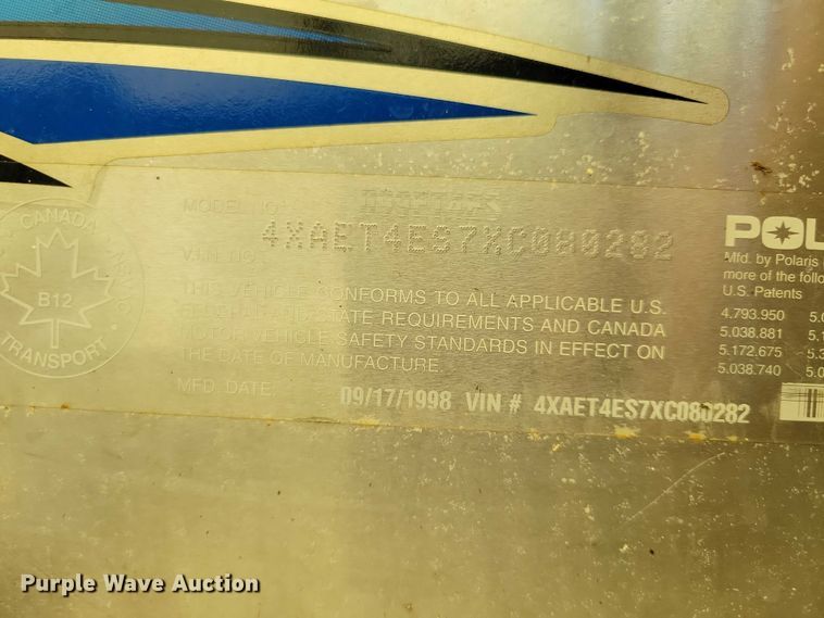 image for item DX7236 (2) Polaris snowmobiles