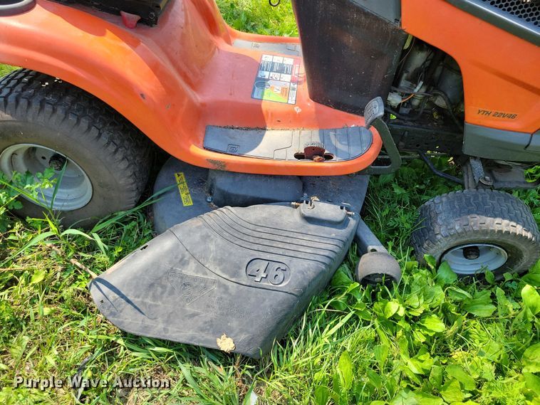 image for item DX7239 2012 Husqvarna YTH22V46 lawn mower