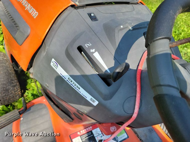 image for item DX7239 2012 Husqvarna YTH22V46 lawn mower