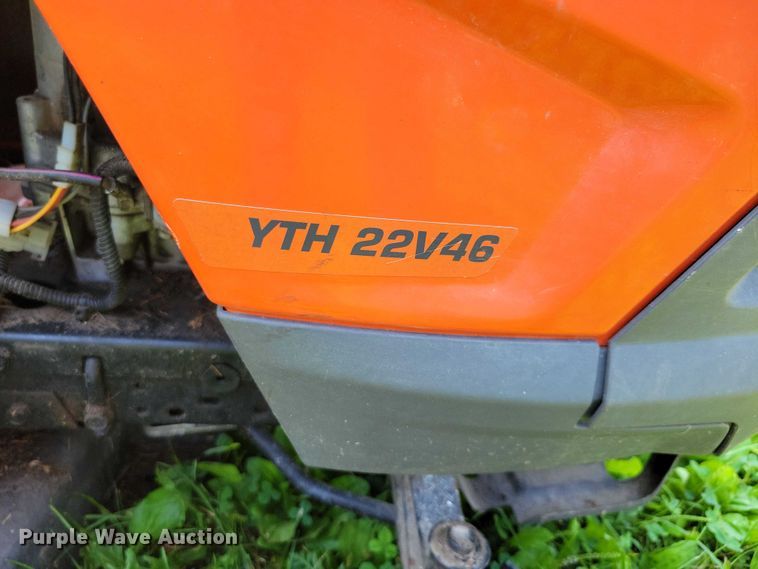 image for item DX7239 2012 Husqvarna YTH22V46 lawn mower