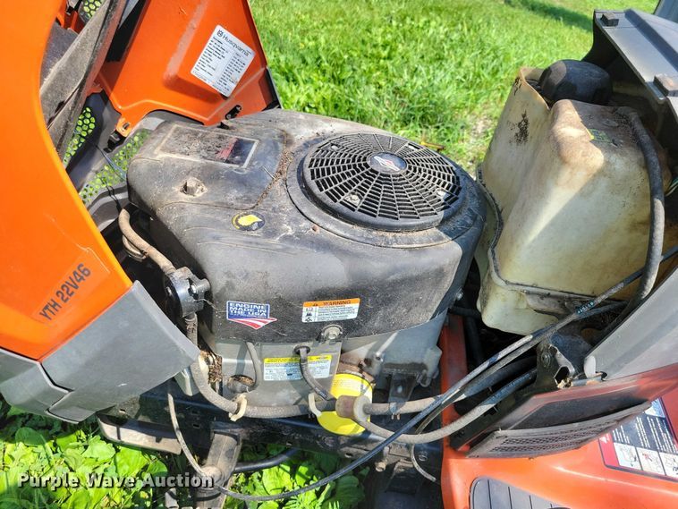 image for item DX7239 2012 Husqvarna YTH22V46 lawn mower