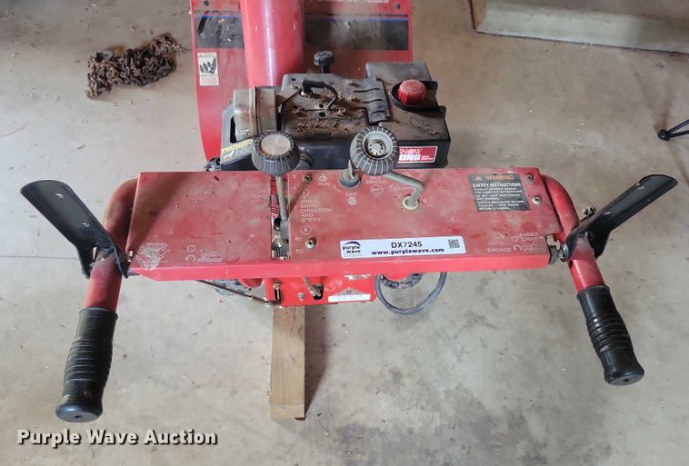 image for item DX7245 Troy -Bilt snow blower