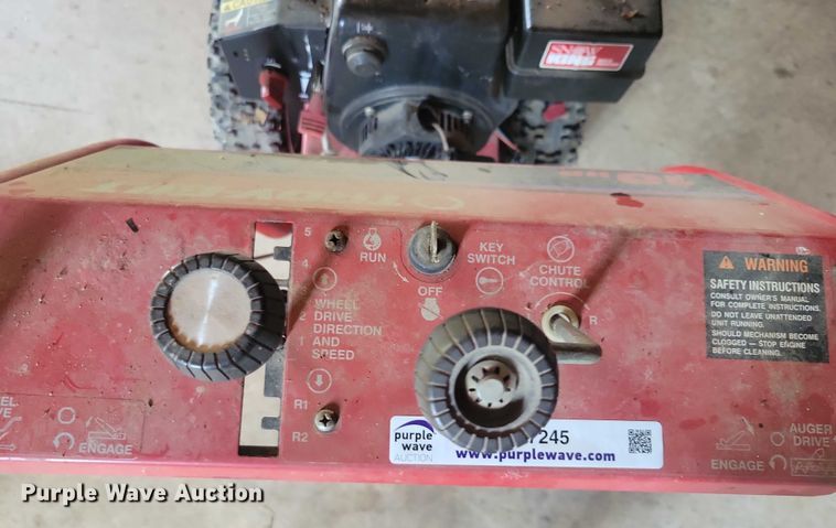 image for item DX7245 Troy -Bilt snow blower