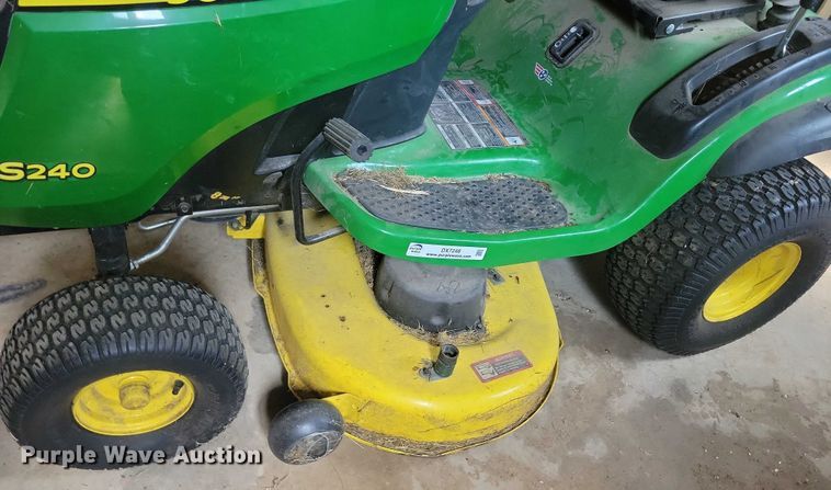 image for item DX7248 2015 John Deere S240 lawn mower
