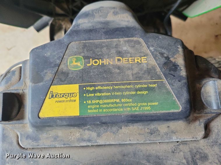 image for item DX7248 2015 John Deere S240 lawn mower