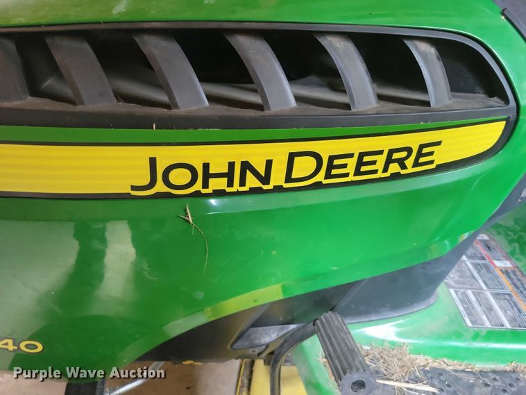 image for item DX7248 2015 John Deere S240 lawn mower