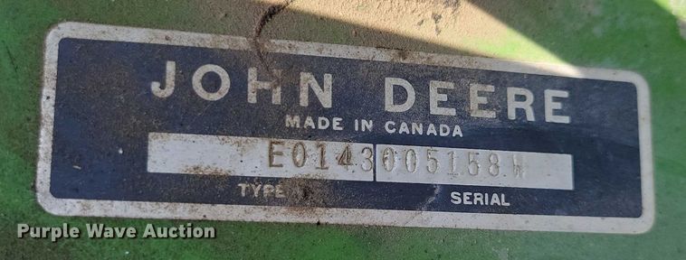 image for item DX7250 1980 John Deere 2040 tractor
