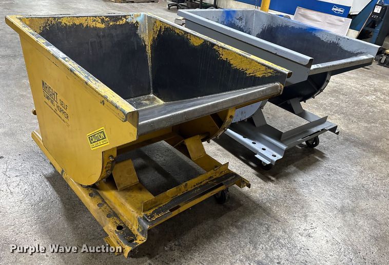 image for item DY0906 (2)  4' wright self dump hoppers