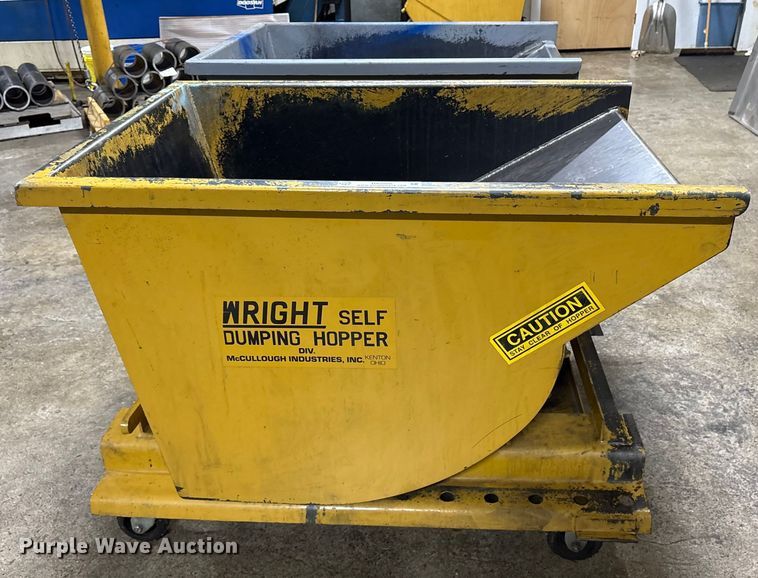 image for item DY0906 (2)  4' wright self dump hoppers