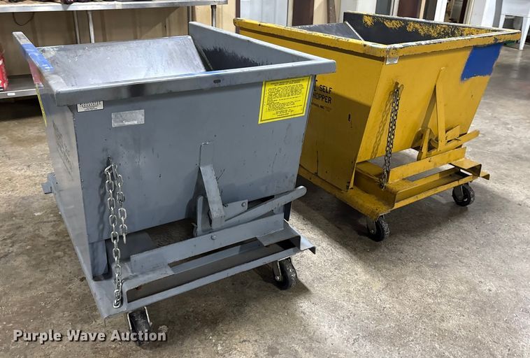 image for item DY0906 (2)  4' wright self dump hoppers