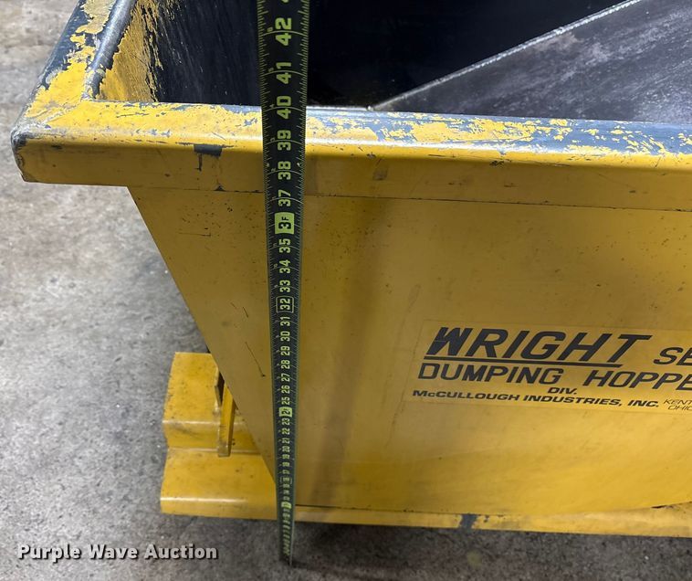 image for item DY0906 (2)  4' wright self dump hoppers