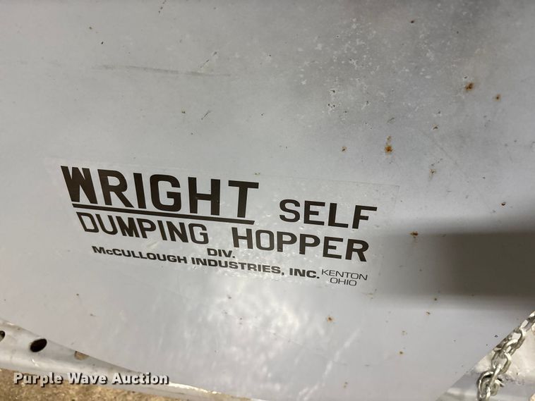 image for item DY0906 (2)  4' wright self dump hoppers