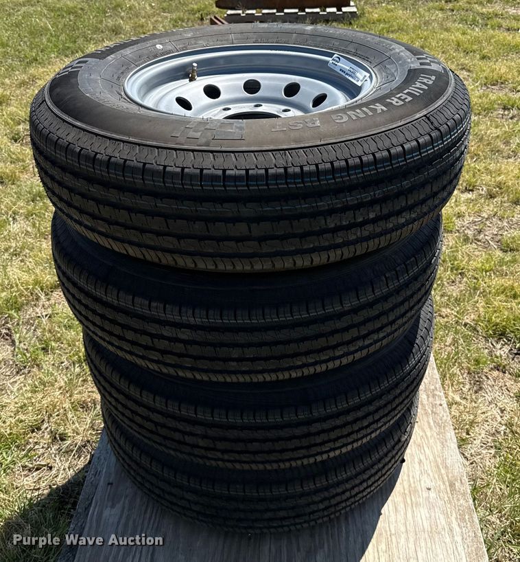 image for item DZ8861 (4) 235/80R16 tires and wheels