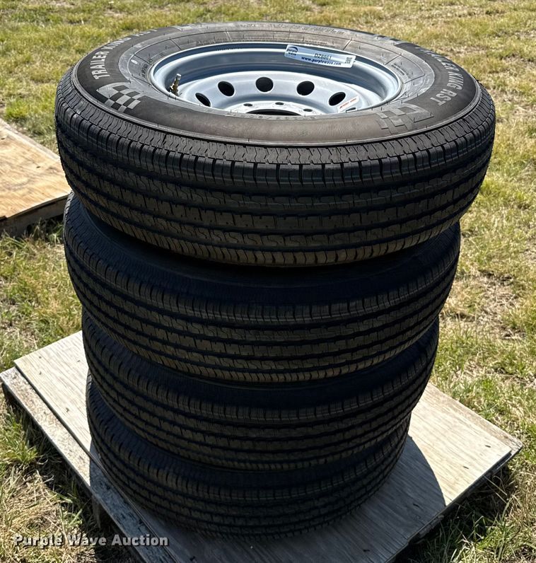 image for item DZ8861 (4) 235/80R16 tires and wheels