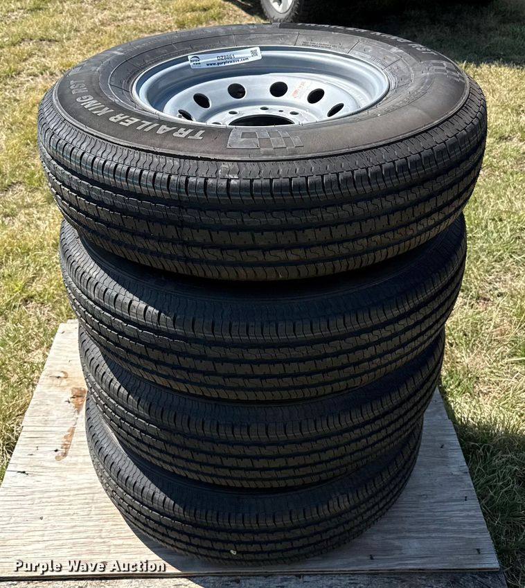 image for item DZ8861 (4) 235/80R16 tires and wheels