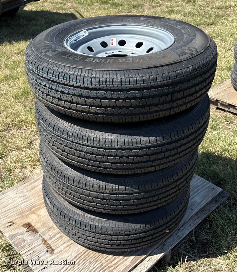 image for item DZ8861 (4) 235/80R16 tires and wheels